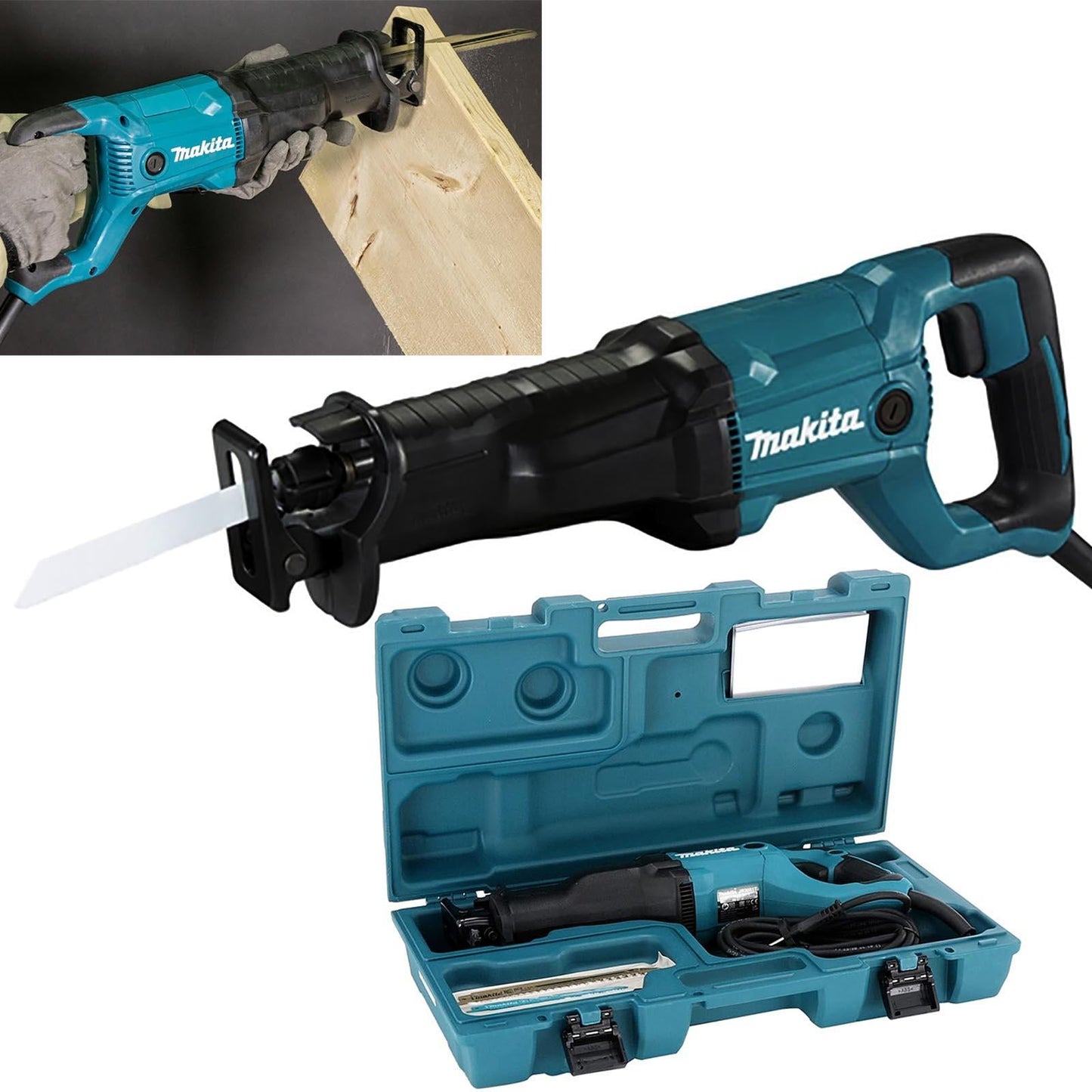 Makita 1200W JR3051TK 240V Reciprocating Saw – High Performance & Precision